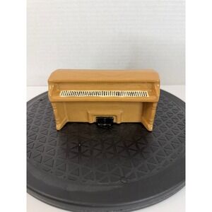Vintage Ceramic Minature Upright Piano Dollhouse